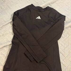 Adidas Black Performance Long Sleeve rashguard